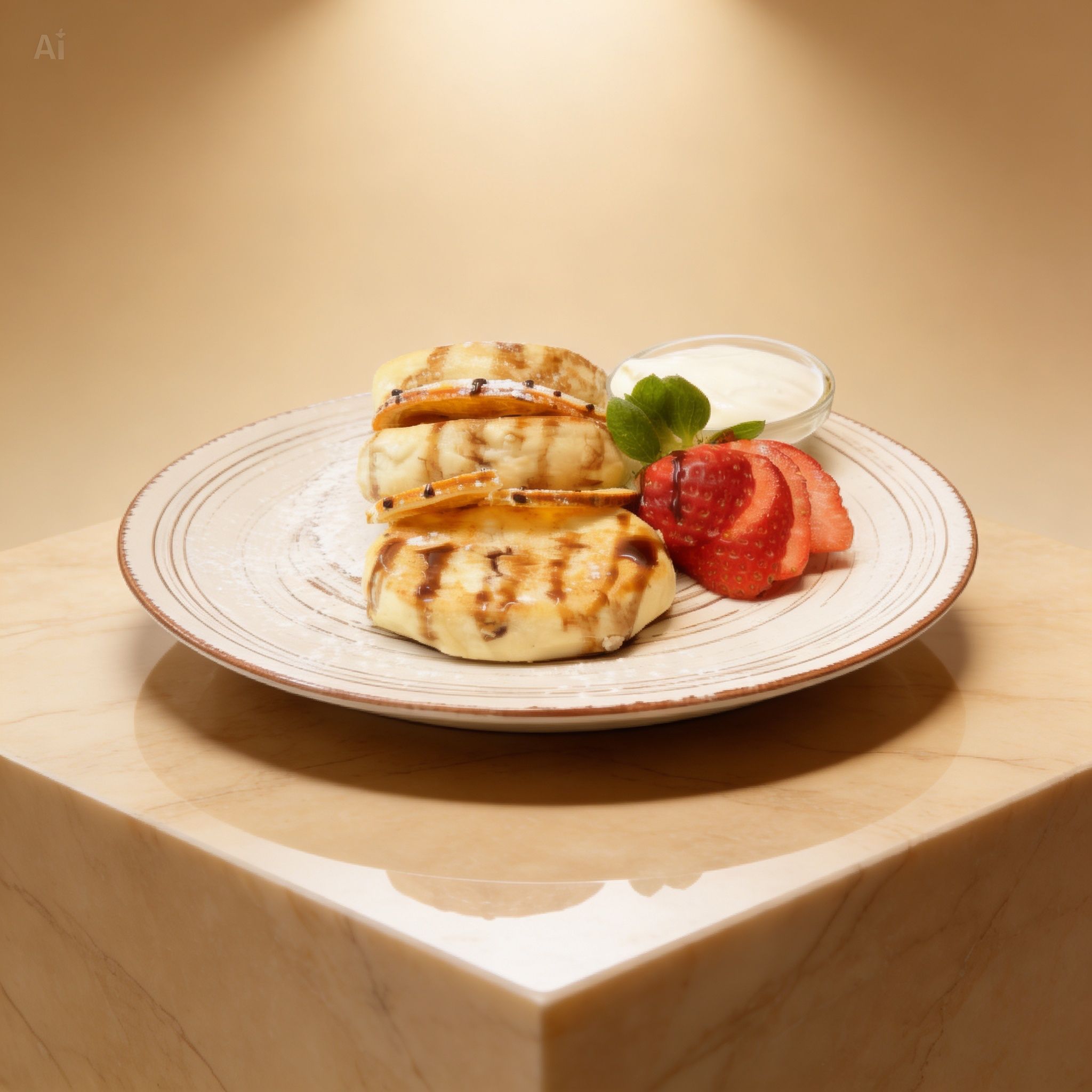 Syrnyky (Cheese Pancakes)